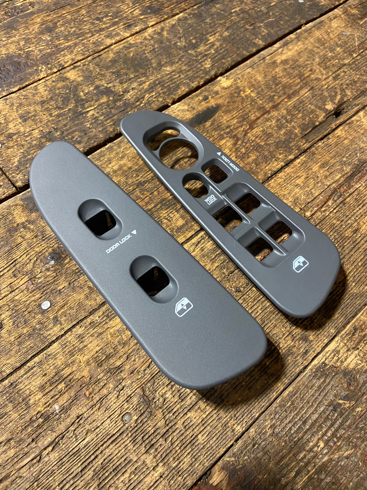 2006 - 2009 DODGE RAM NEW WINDOW SWITCH BEZEL SET GREY
