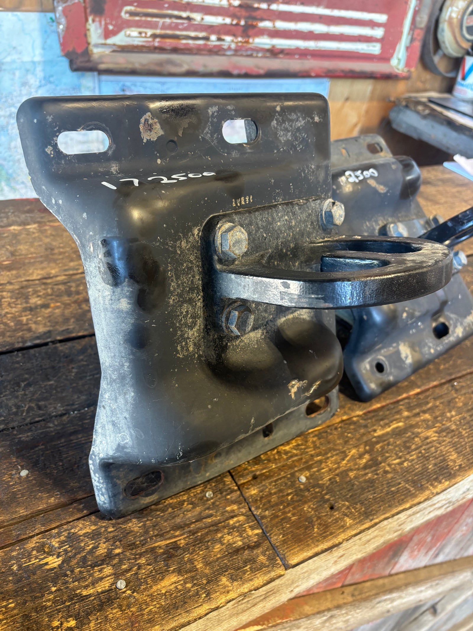 2010 - 2018 DODGE RAM 2500 3500 CUMMINS BUMPER BRACKETS SET WITH TOW HOOKS