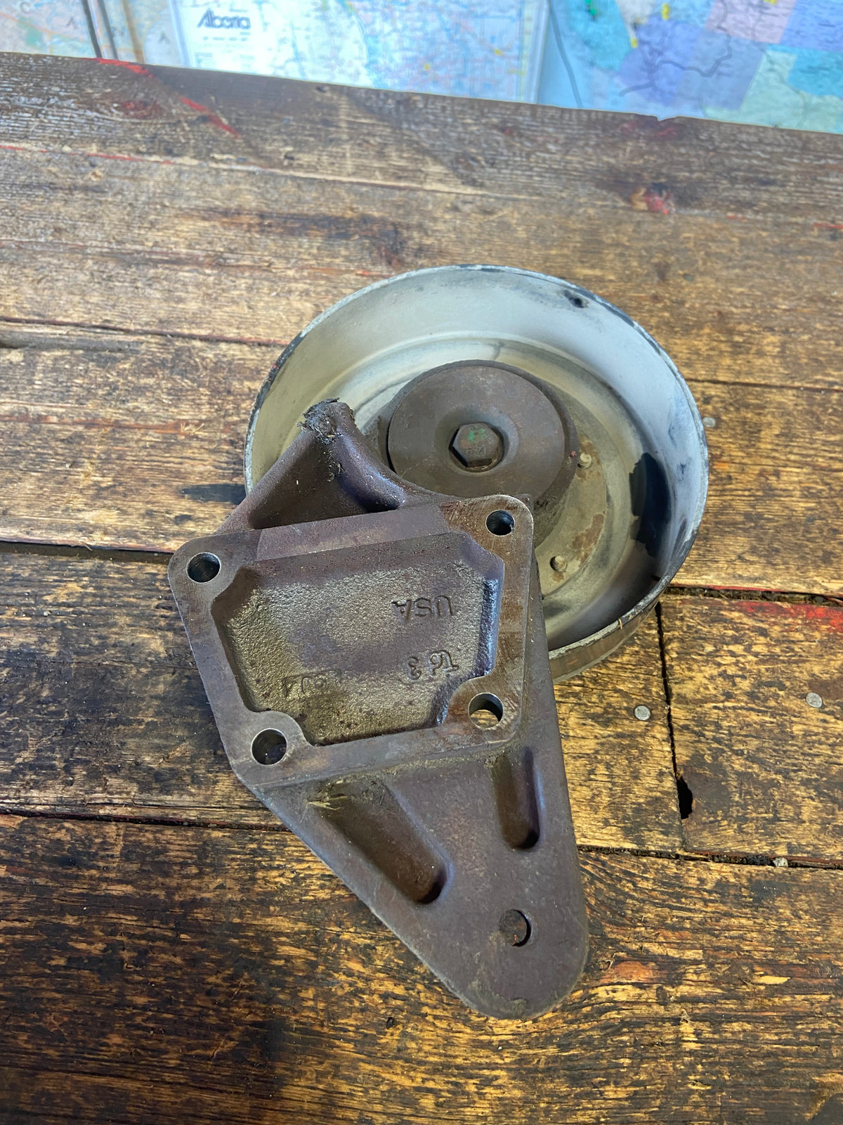 03-07 Dodge Ram 5.9L Cummins Fan Hub Pulley Bracket