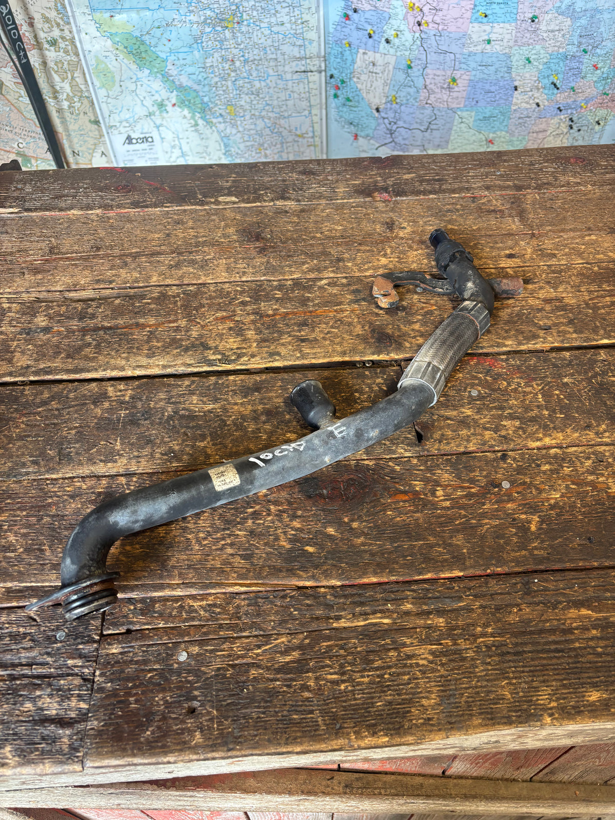 2010 - 2012 Dodge Cummins 6.7 Egr Cooler Pipe Coolant Tube Outlet 4983907