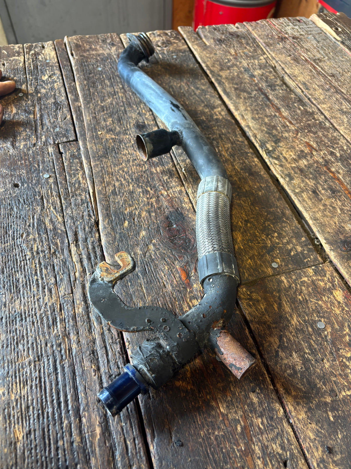 2010 - 2012 Dodge Cummins 6.7 Egr Cooler Pipe Coolant Tube Outlet 4983907