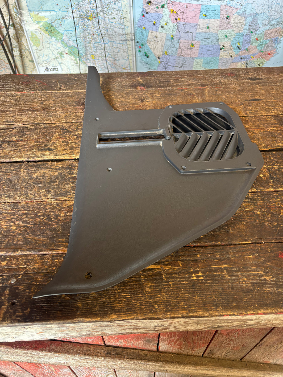 89-&#39;93 Dodge Ram Driver Left Side Grey Kick Cowl Panel