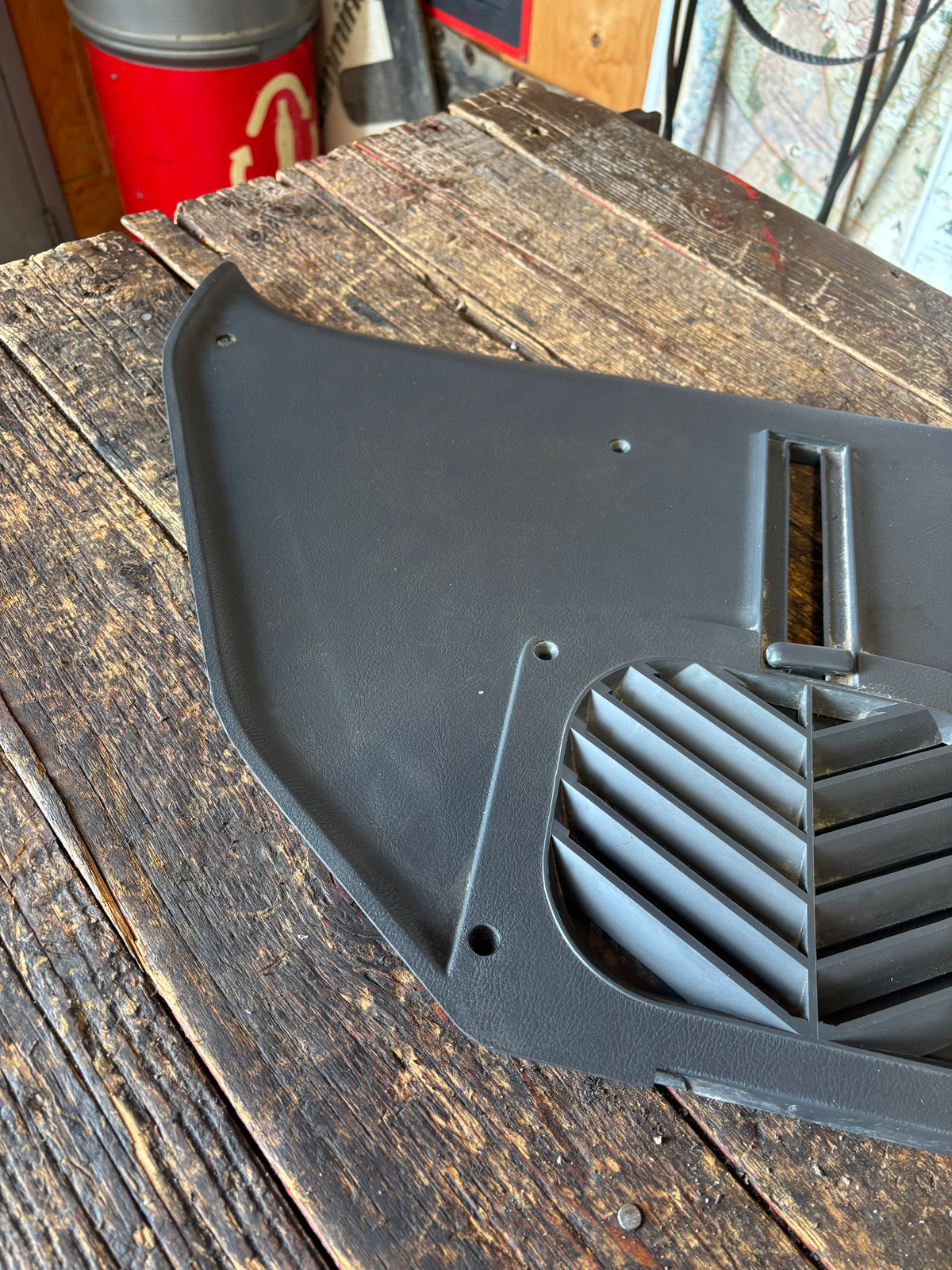 89-&#39;93 Dodge Ram Driver Left Side Grey Kick Cowl Panel