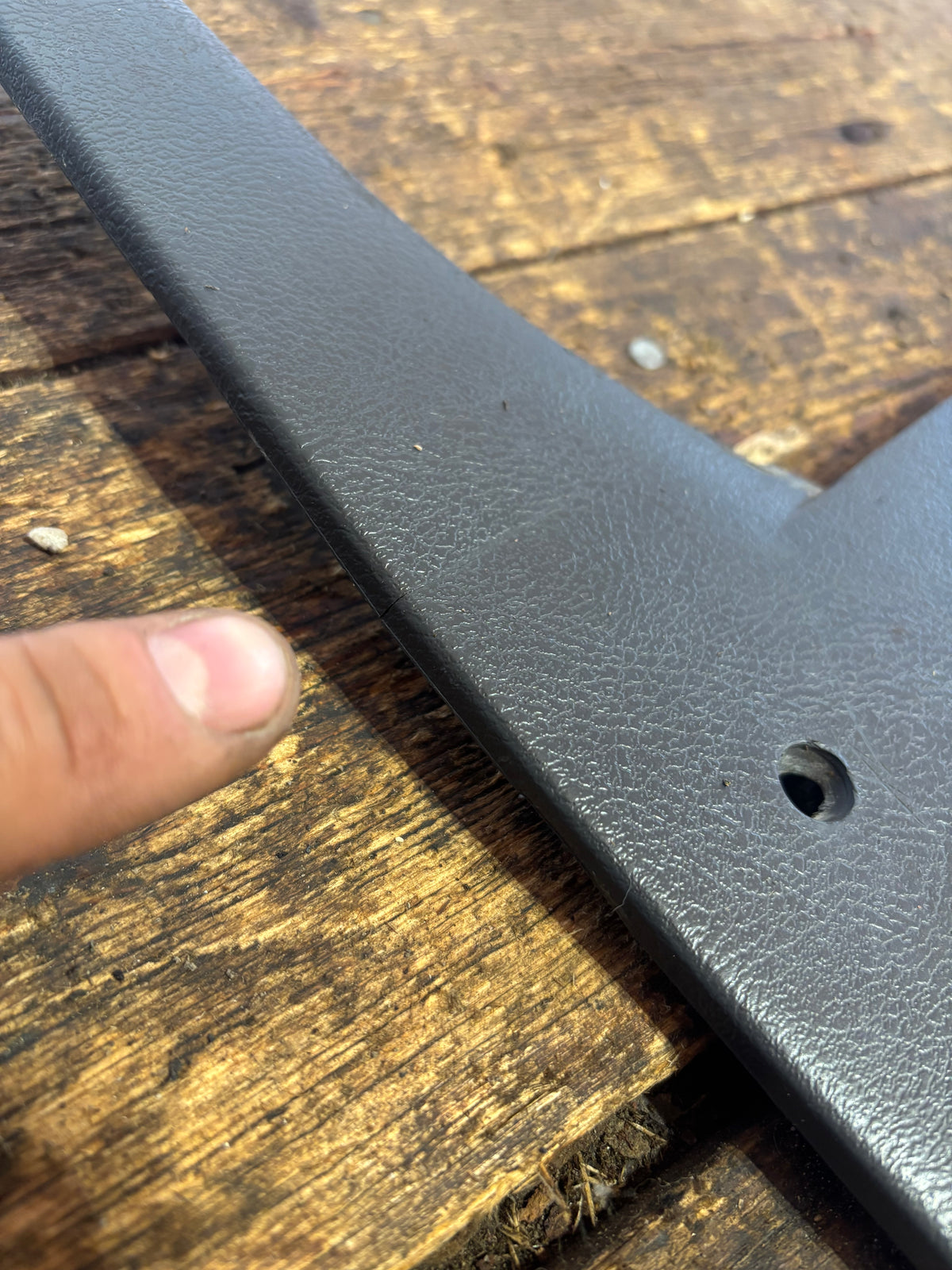 89-&#39;93 Dodge Ram Driver Left Side Grey Kick Cowl Panel