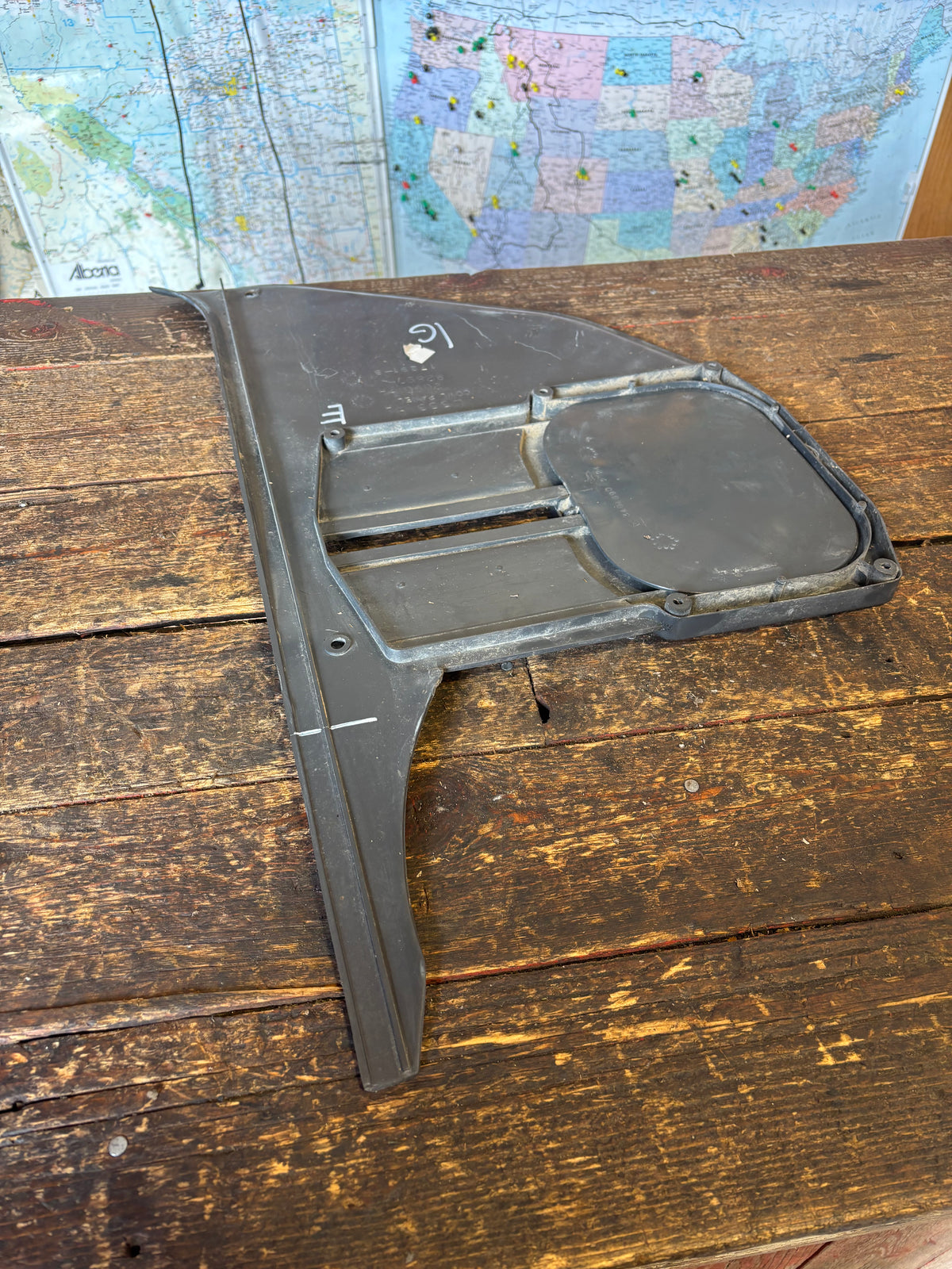 89-&#39;93 Dodge Ram Driver Left Side Grey Kick Cowl Panel