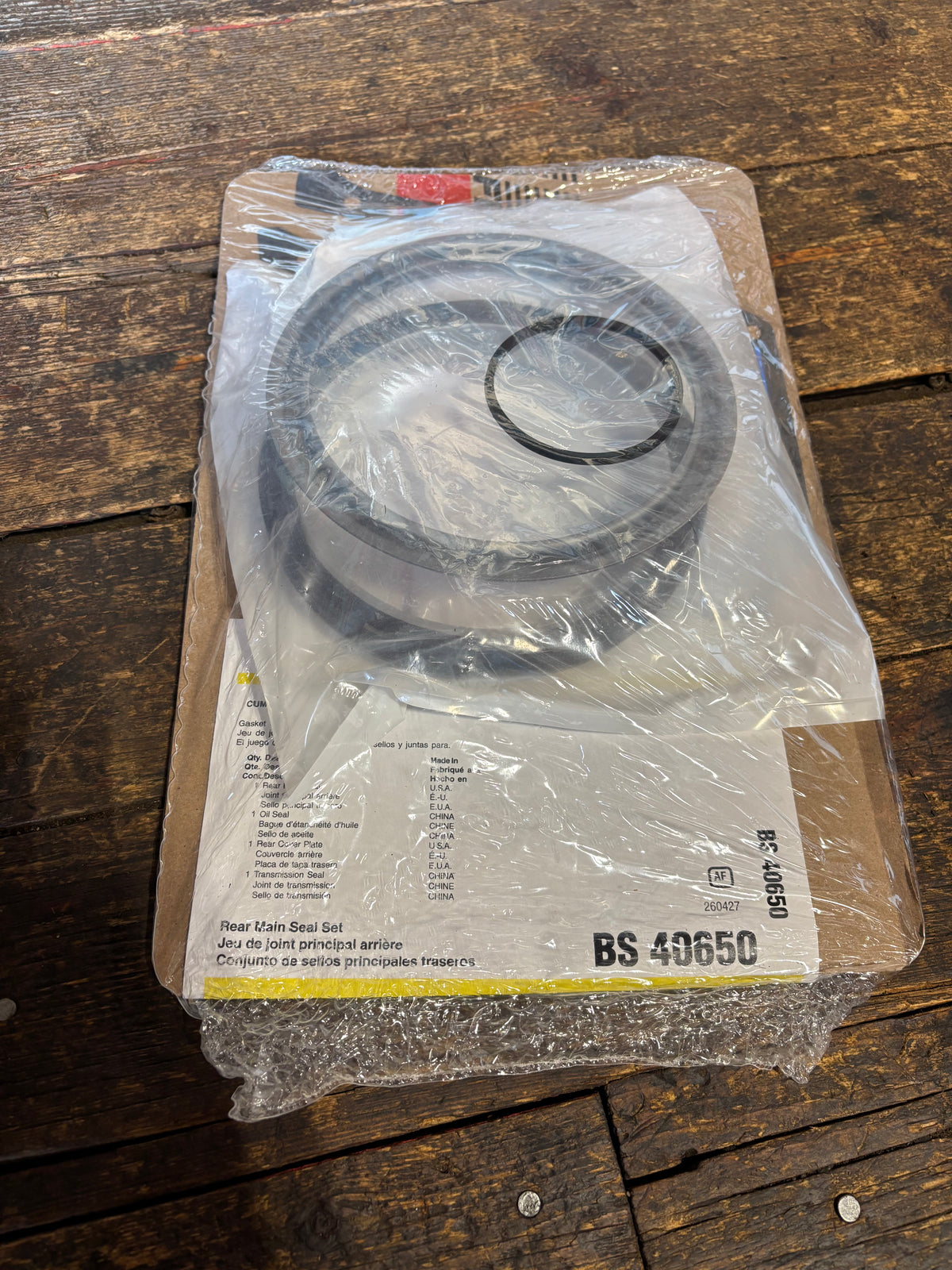 1989 - 2018 DODGE CUMMINS 5.9L 6.7L REAR MAIN CRANK SHAFT SEAL BS40650