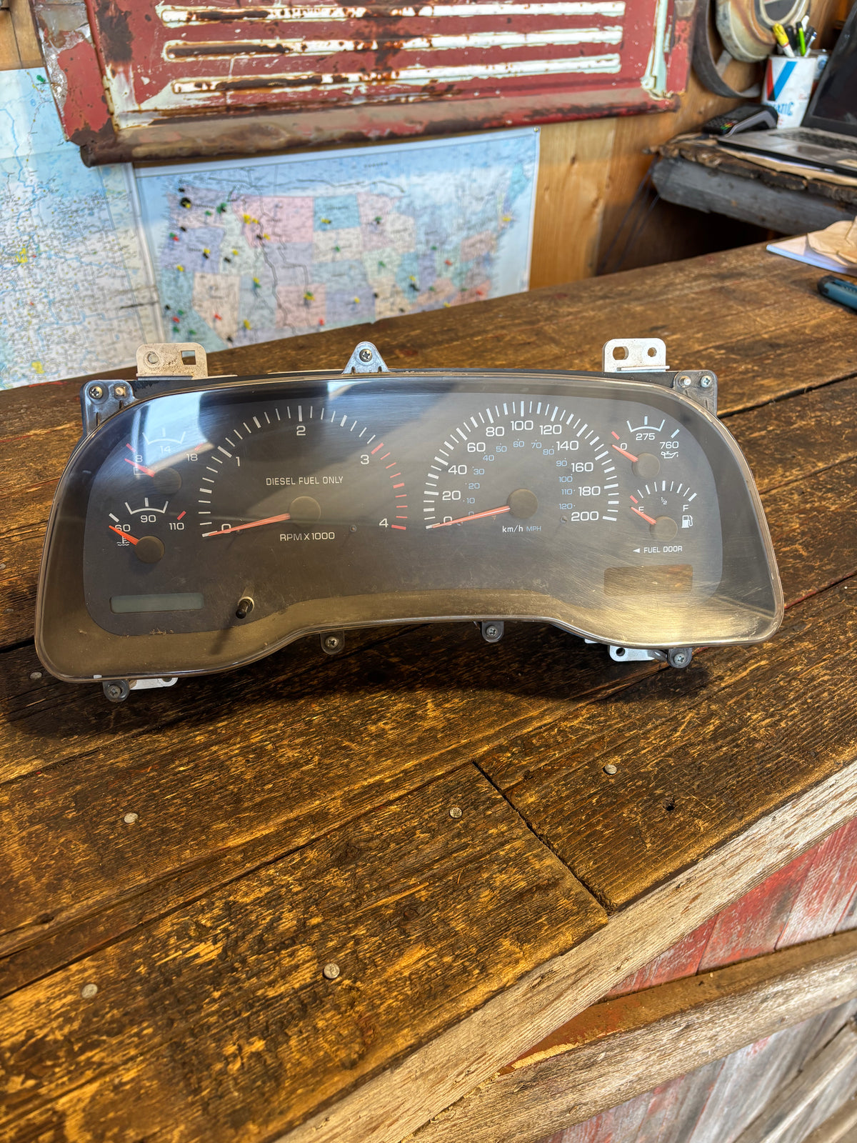 98 Dodge Ram 12V Cummins Instrument Gauge Cluster