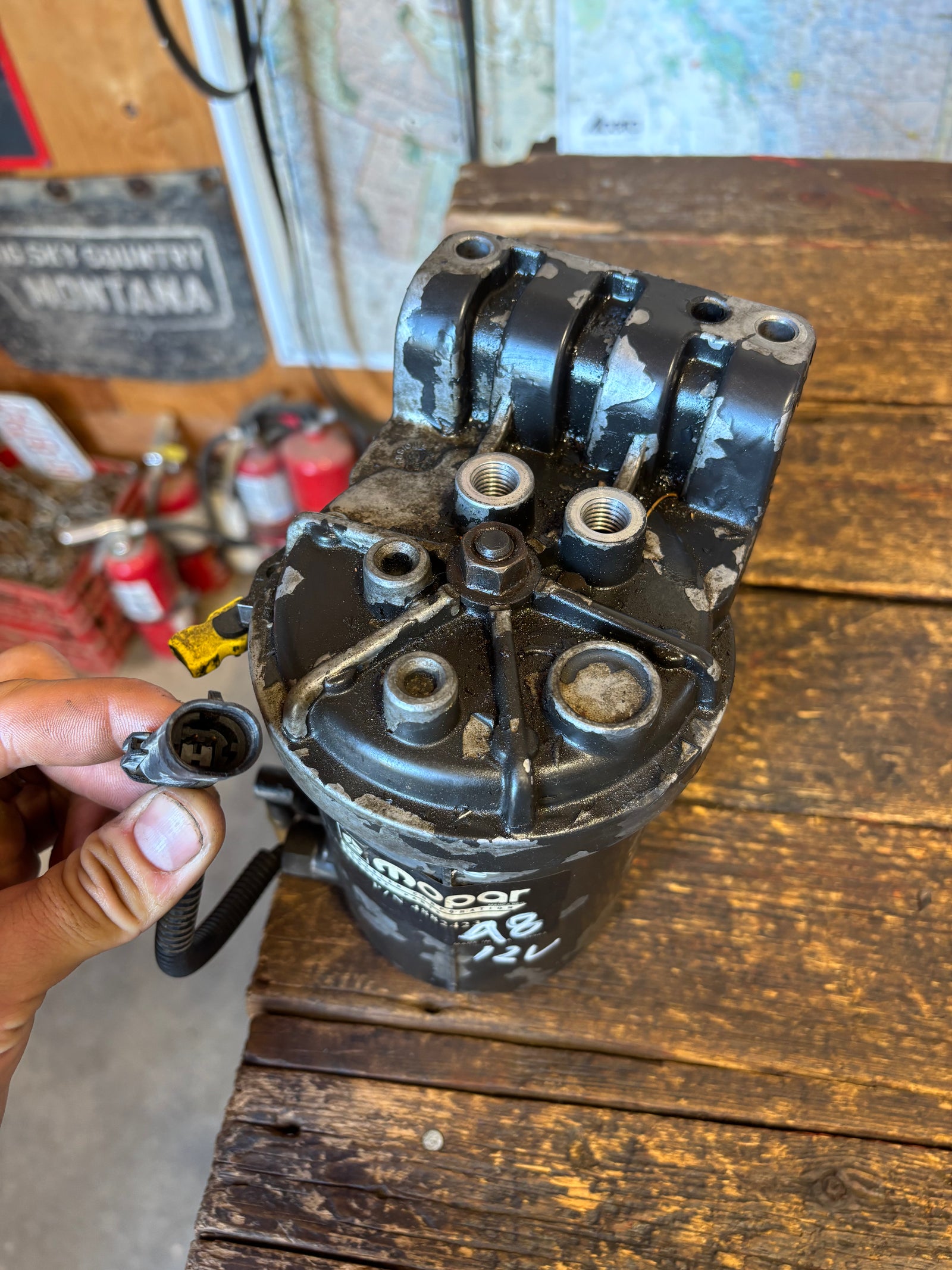 97-98 Dodge Ram 12V Cummins Fuel Filter Housing