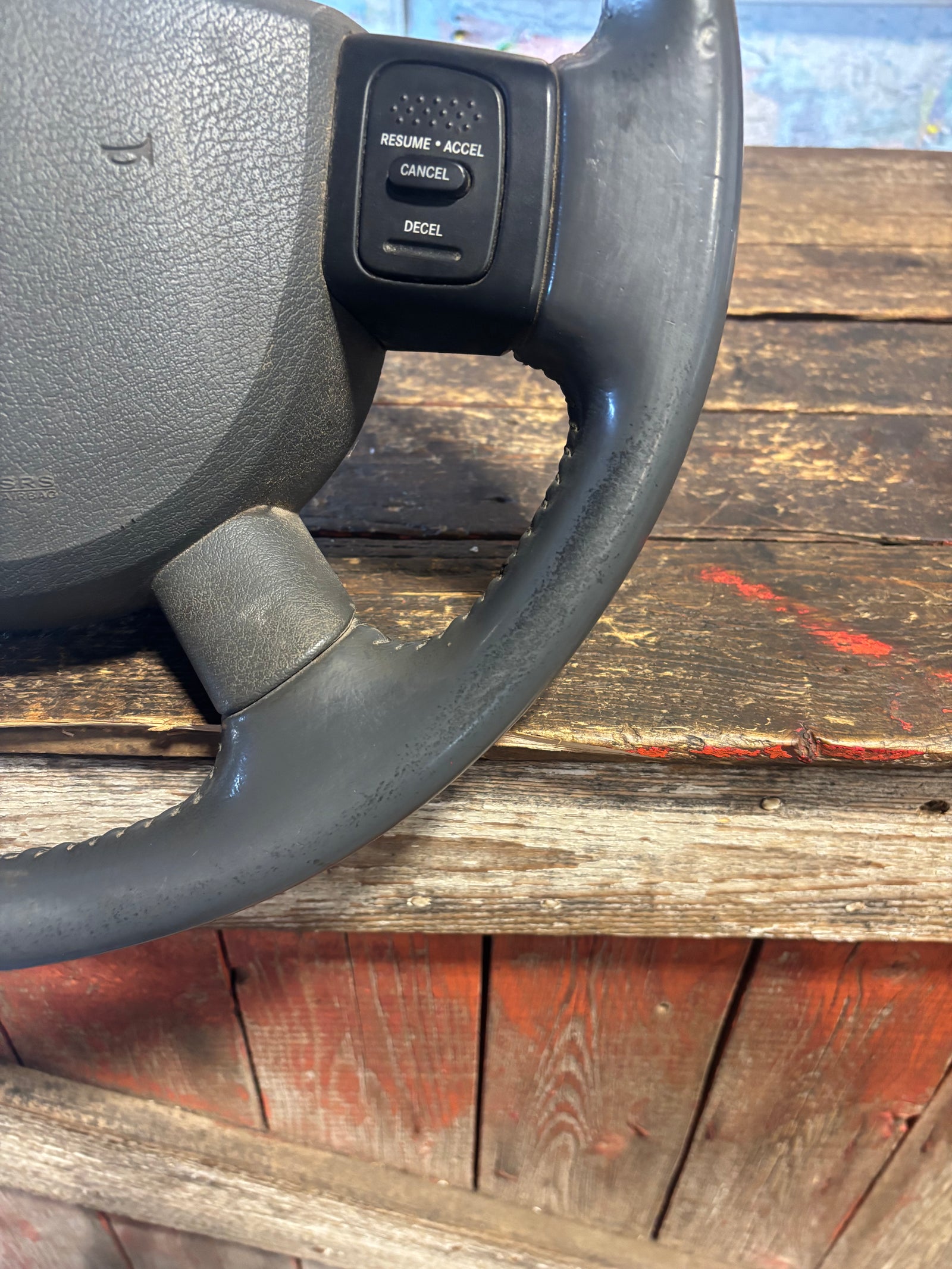 06-09 Dodge Ram Steering Wheel W Radio Cruise Controls