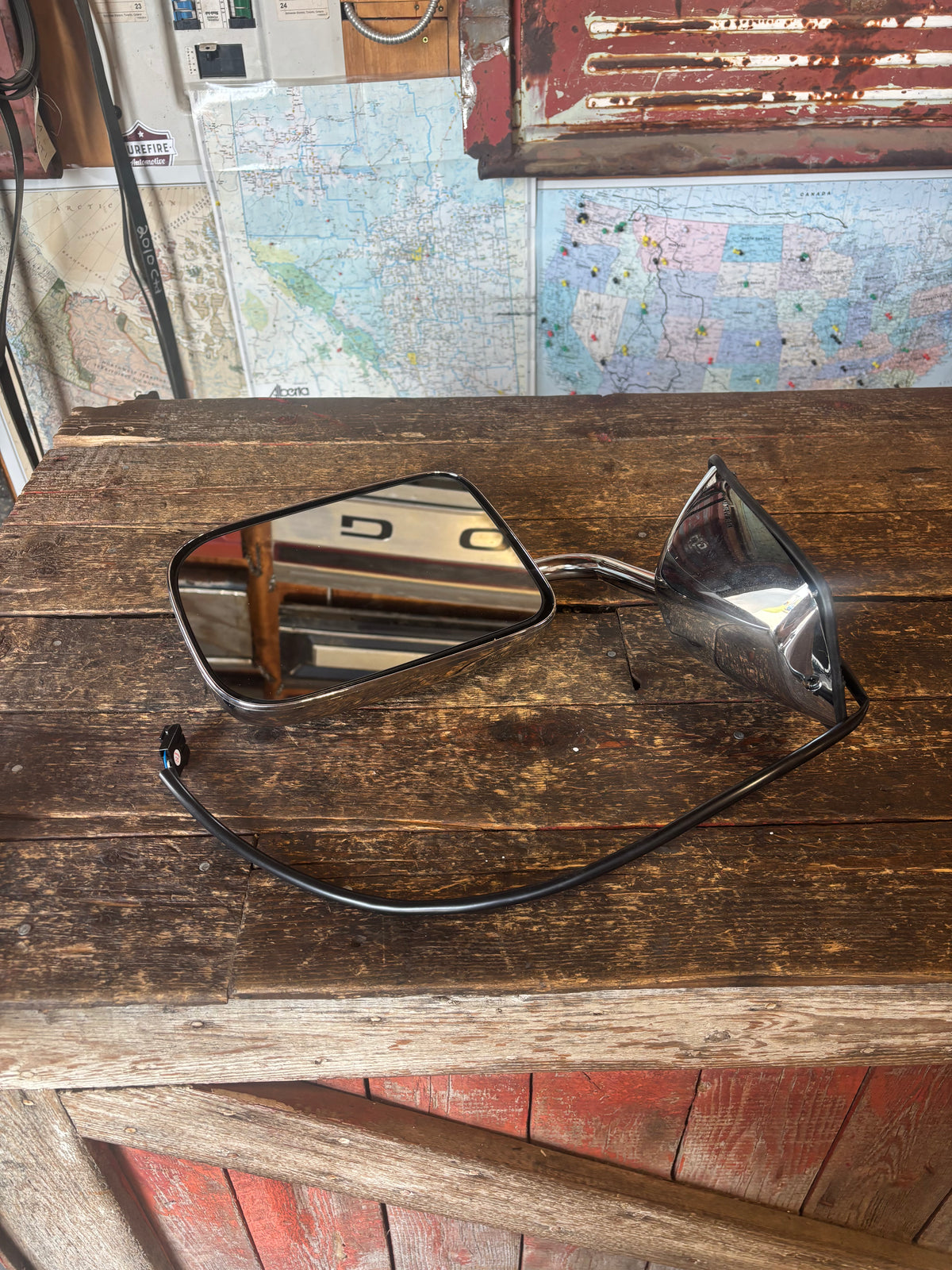 NEW DRIVER 1ST GEN DODGE 78-93 POWER MIRROR