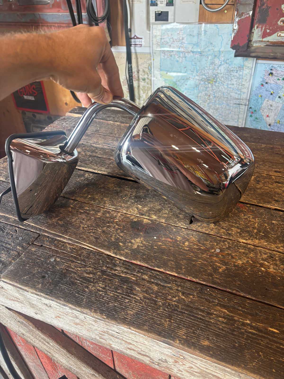 NEW DRIVER 1ST GEN DODGE 78-93 POWER MIRROR
