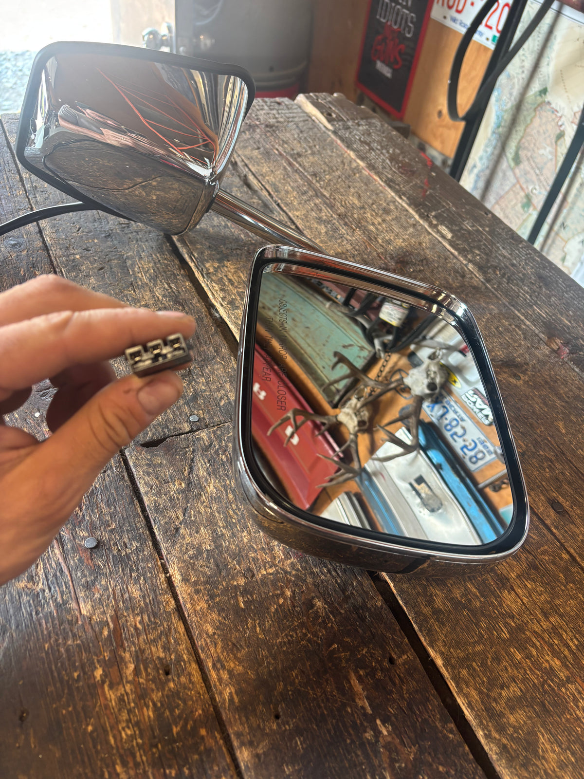 NEW PASSENGER 1ST GEN DODGE 78-93 POWER MIRROR