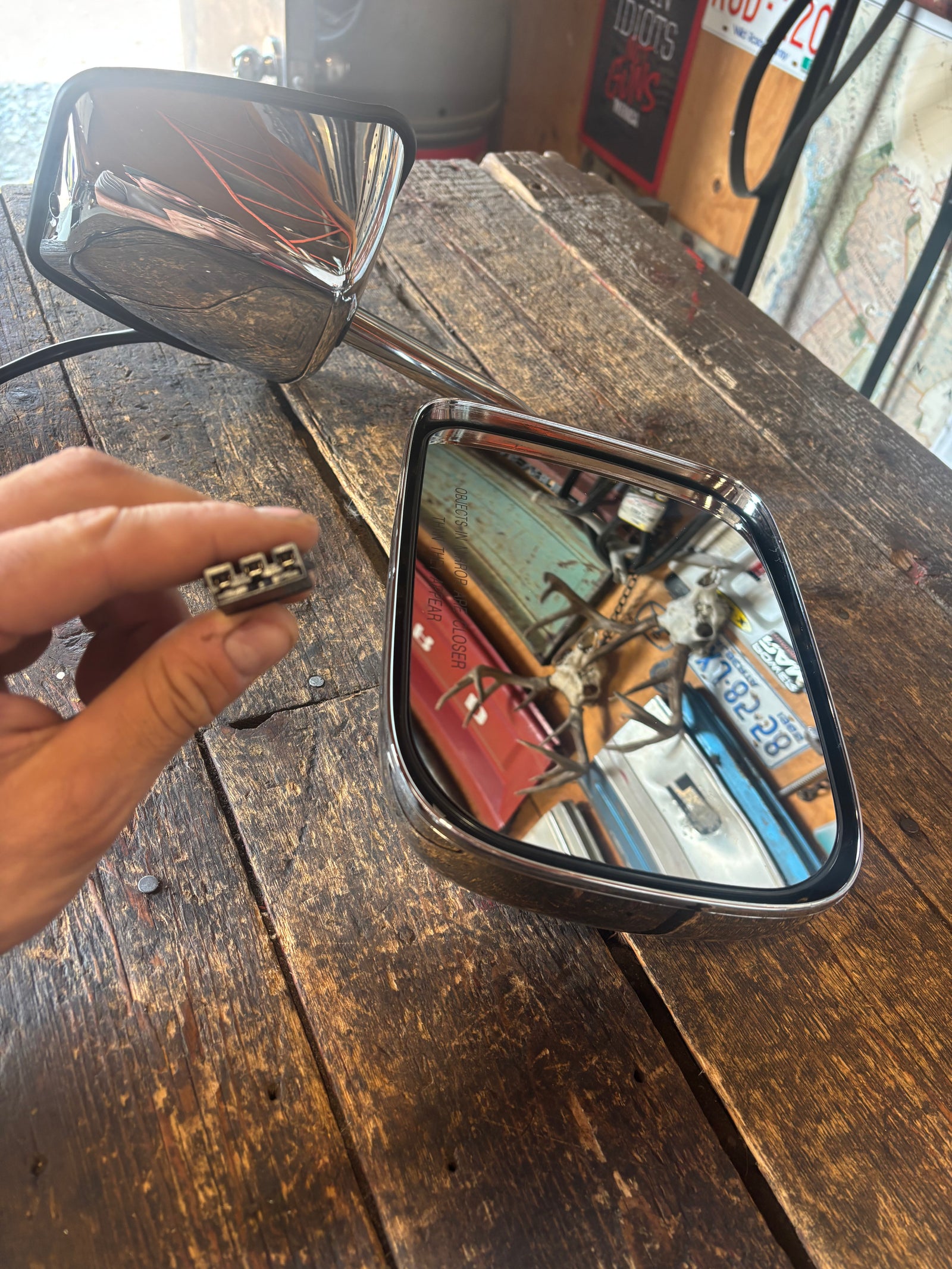 NEW PASSENGER 1ST GEN DODGE 78-93 POWER MIRROR
