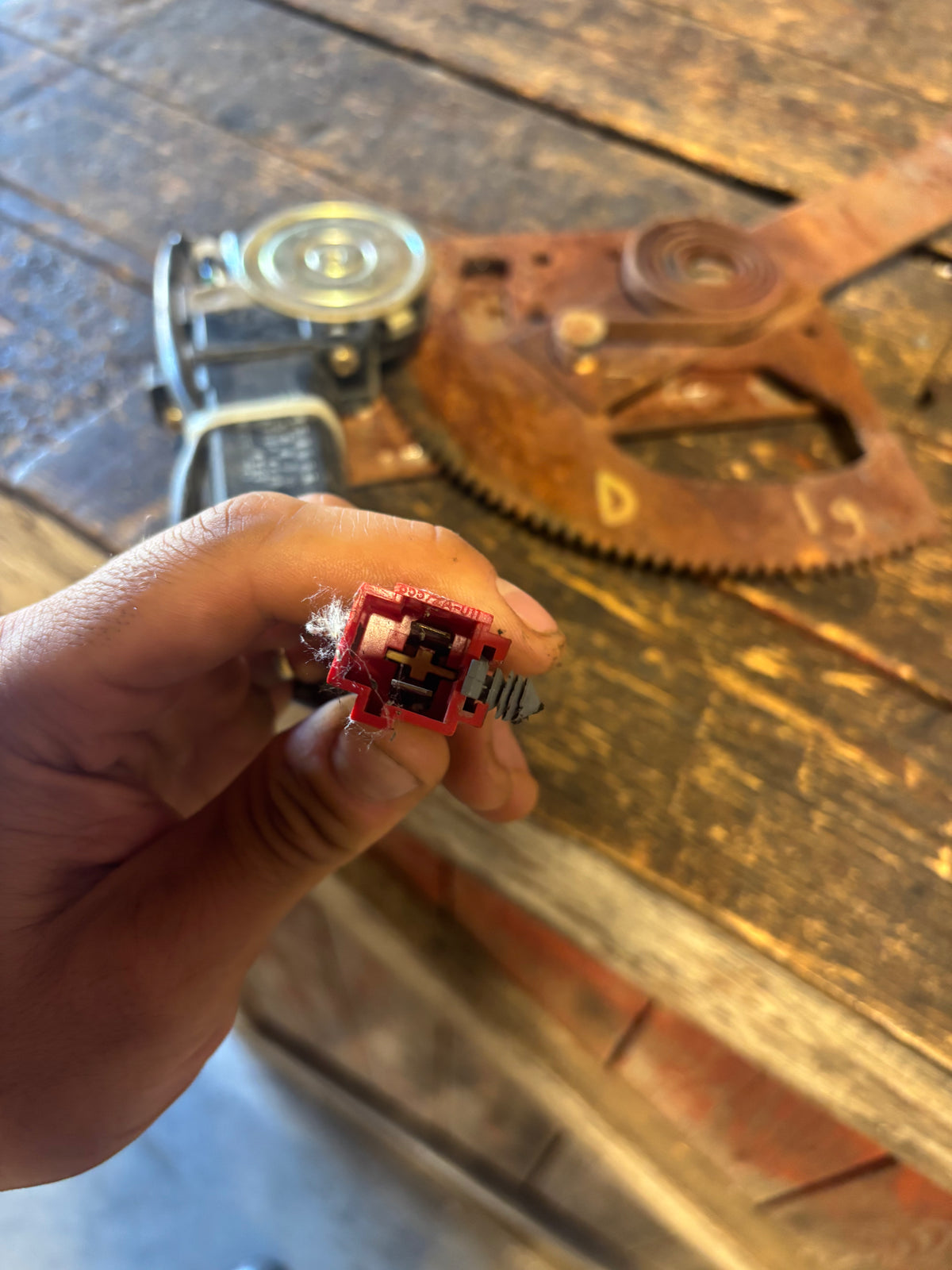 89-93 Dodge Ram Driver Side Power Window Motor &amp; Regulator Arm