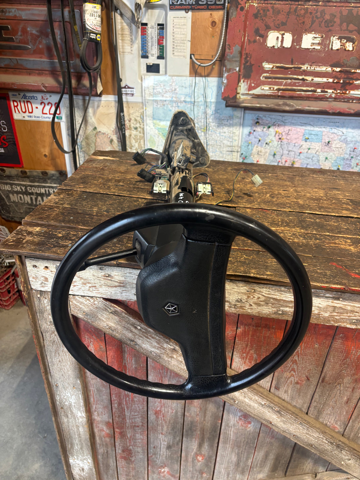 1990 Dodge Ram Cummins Manual Steering Column