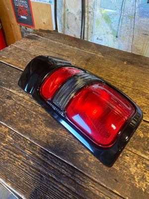 1994 - 2002 2ND GEN DODGE RAM NEW BLACK SPORT PAINTABLE DRIVER TAIL LIGHT