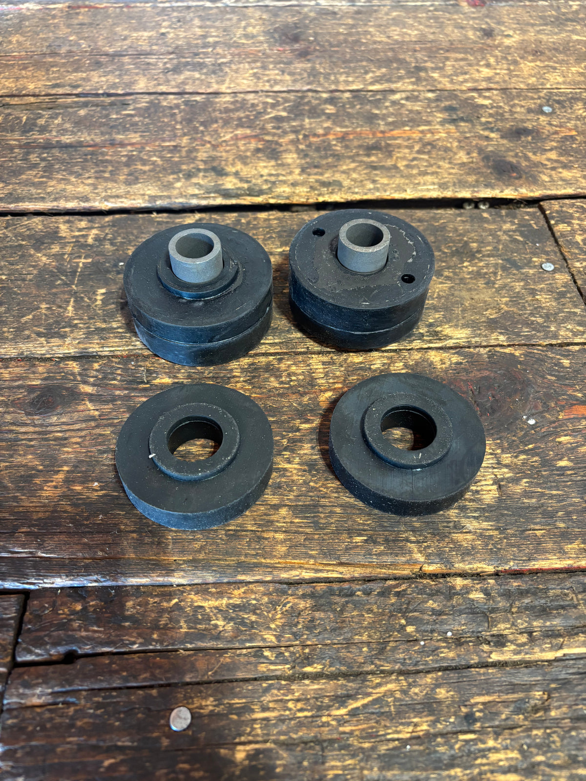 1989-1993 1ST GEN CUMMINS TRANSMISSION RUBBER BUSHING MOUNT SET
