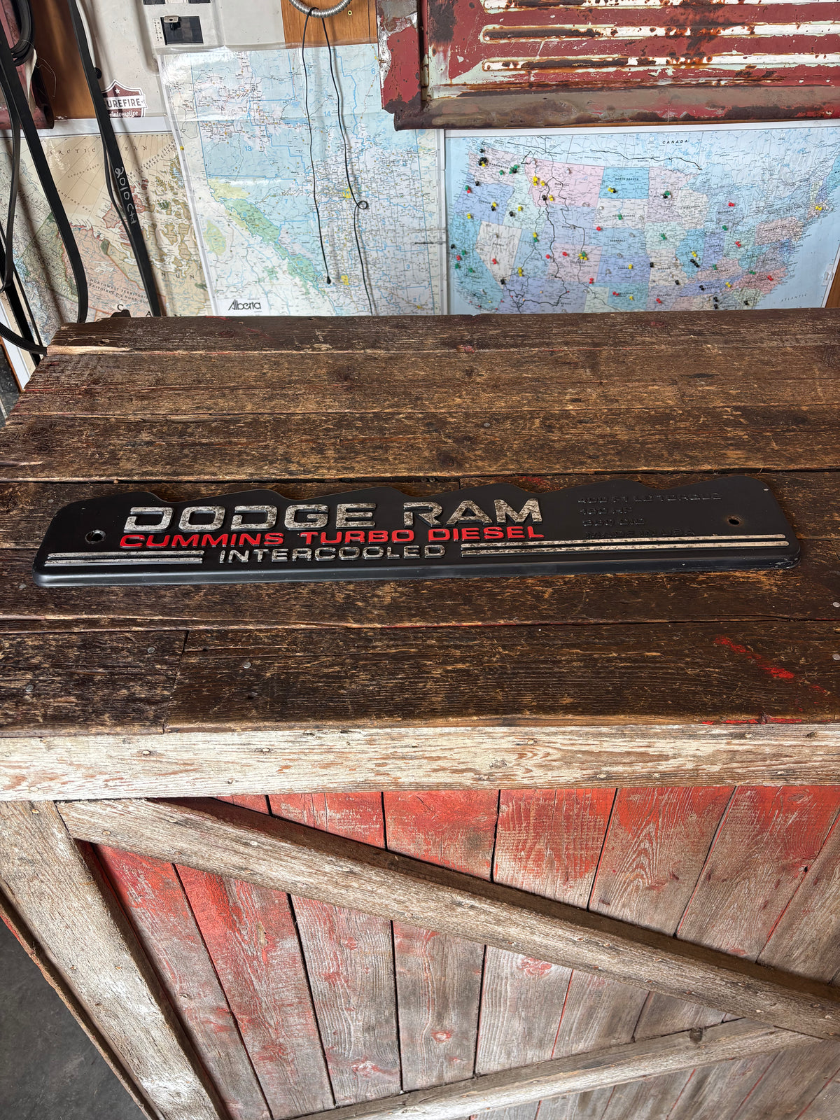 OEM 91-93 1st Gen Cummins 12V Decorative Valve Cover Plate