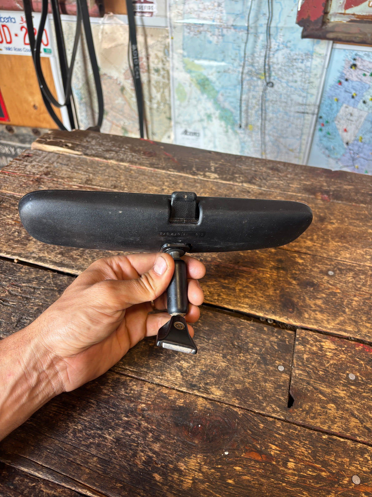 89-'93 Dodge Ram Rear View Mirror OEM Nice Shape