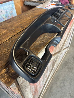 1999-2002 DODGE RAM 2500 3500 GAUGE DASH BEZEL RADIO SURROUND