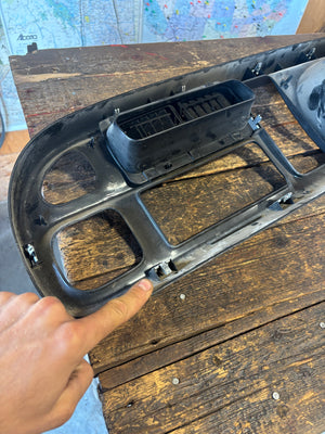 1999-2002 DODGE RAM 2500 3500 GAUGE DASH BEZEL RADIO SURROUND