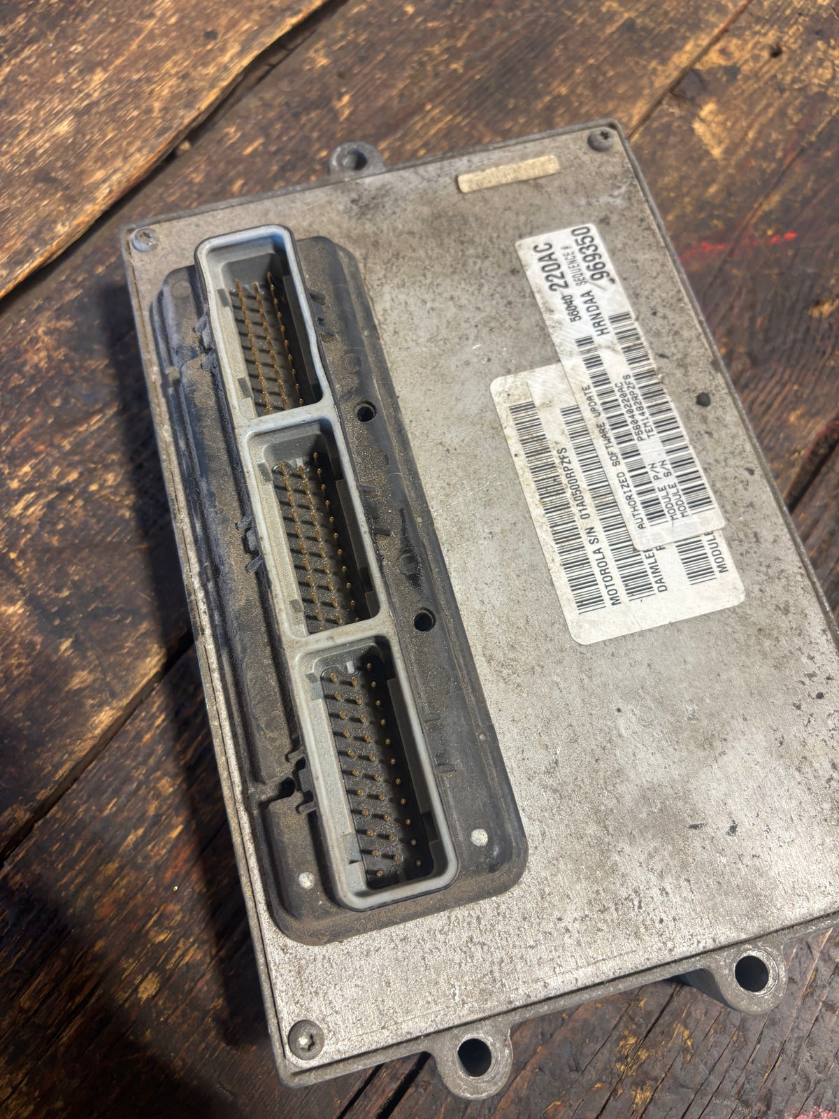 2002 DODGE RAM 2500 3500 24V CUMMINS MANUAL PCM COMPUTER MODULE 56040220Ac