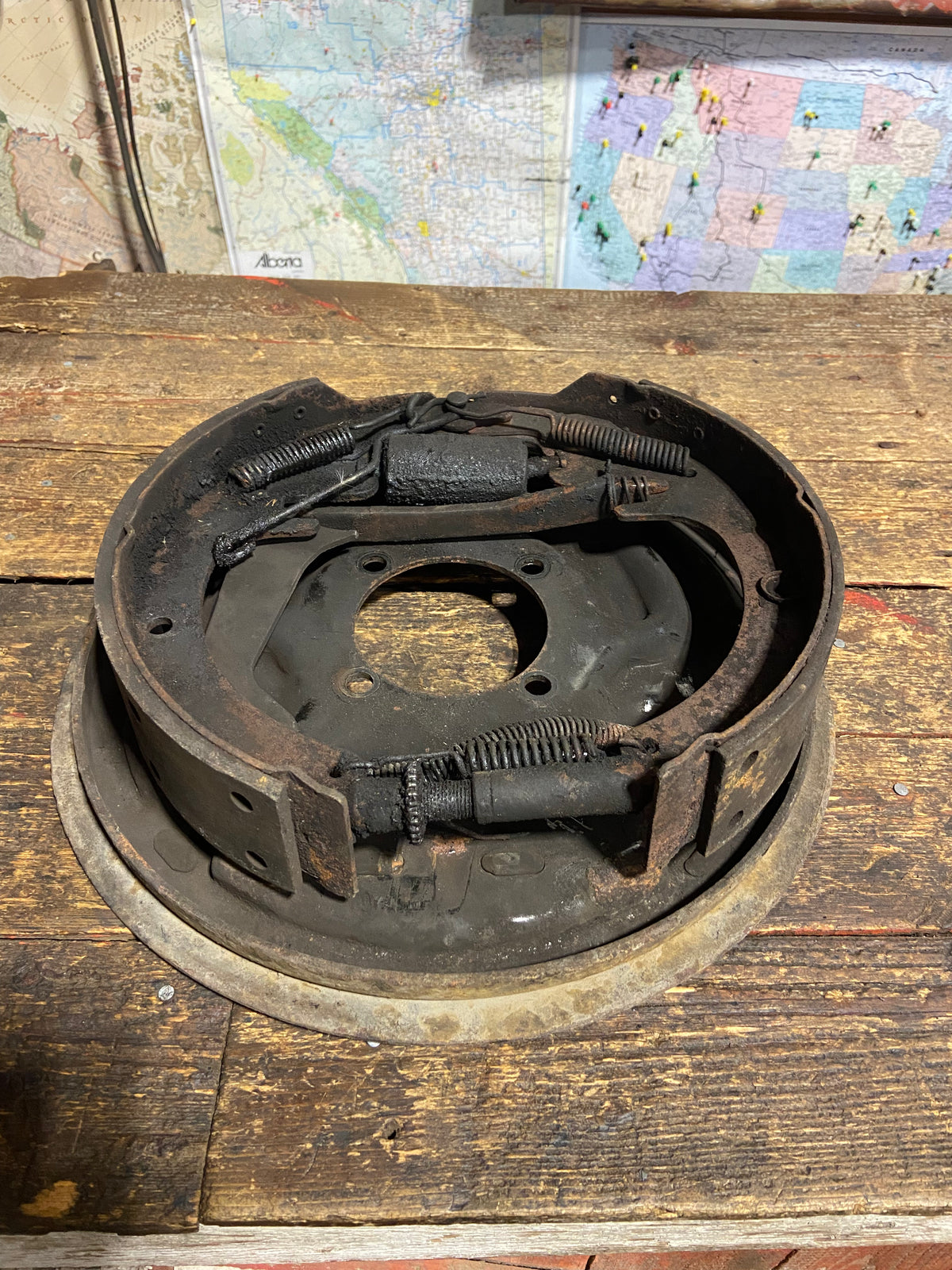 Passenger Side Rear Backing Plate for 94-99 Dodge Ram