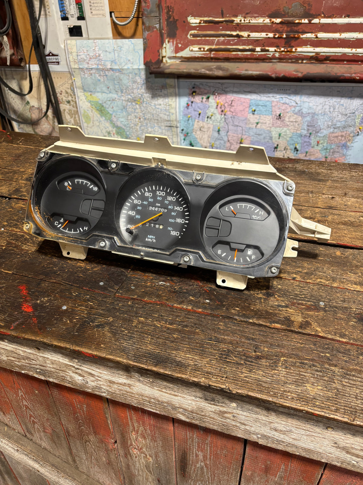 90-&#39;93 Dodge Ram Cummins Instrument Speedo Gauge Cluster