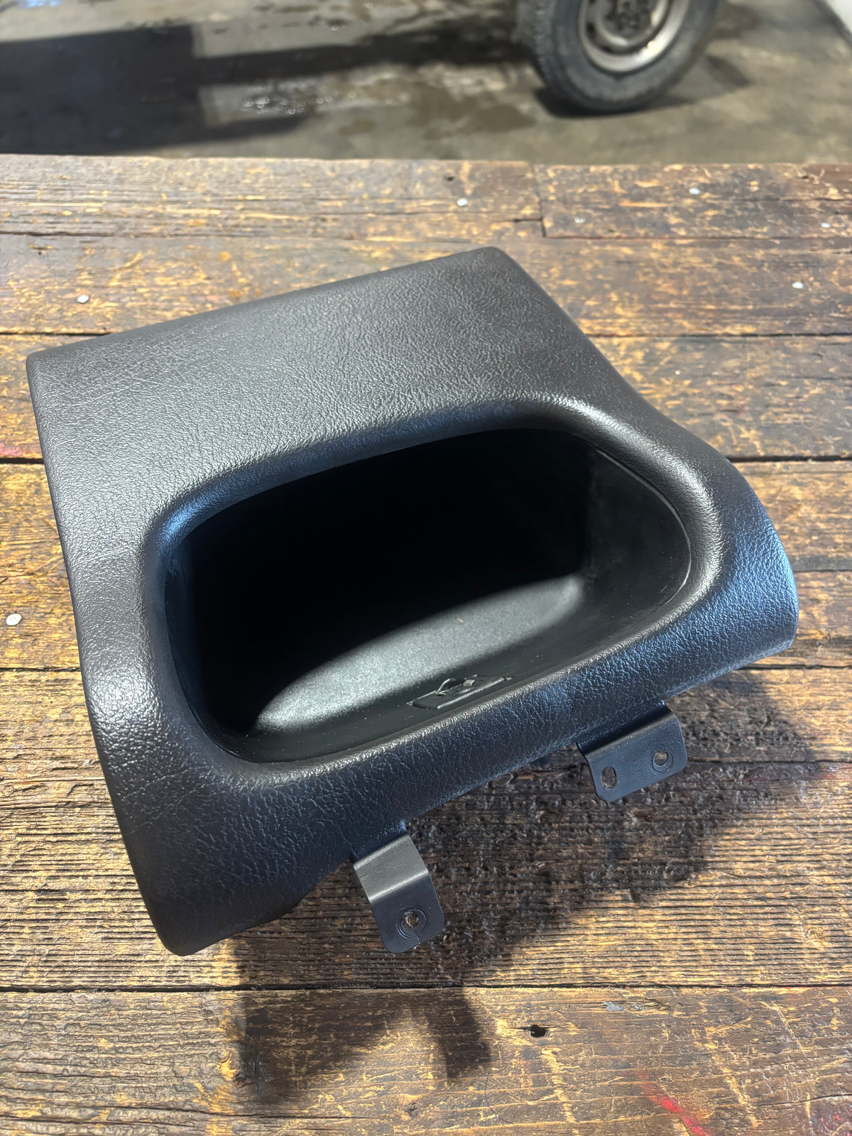 98-'02 Dodge Ram Dark Charcoal Agate Grey Dash Cubby Pocket For Manual Trucks