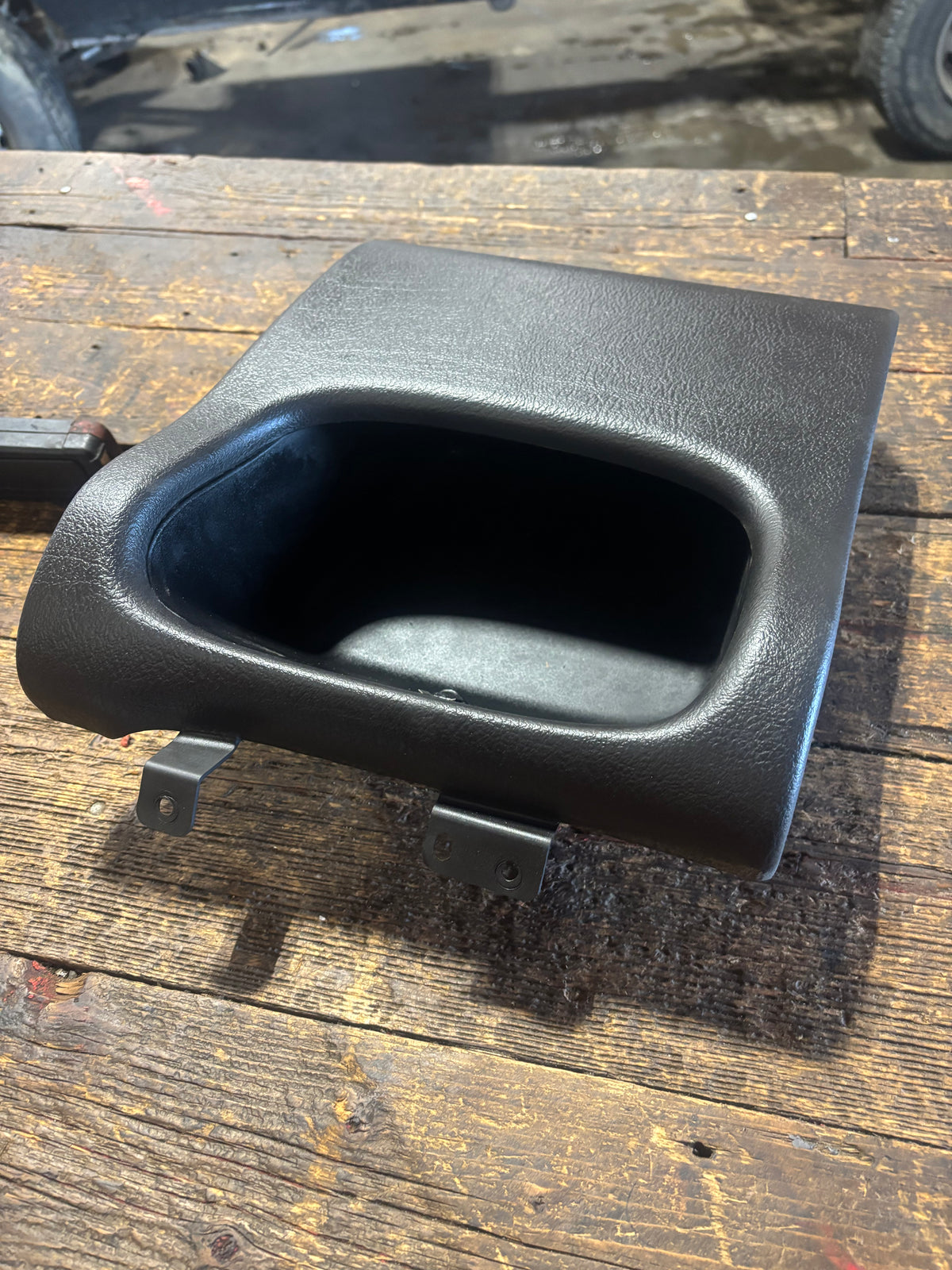 98-'02 Dodge Ram Dark Charcoal Agate Grey Dash Cubby Pocket For Manual Trucks