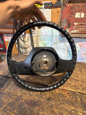 OEM 1990 1991 MINT DODGE RAM 250 350 CUMMINS STEERING WHEEL & HORN PAD CRUISE