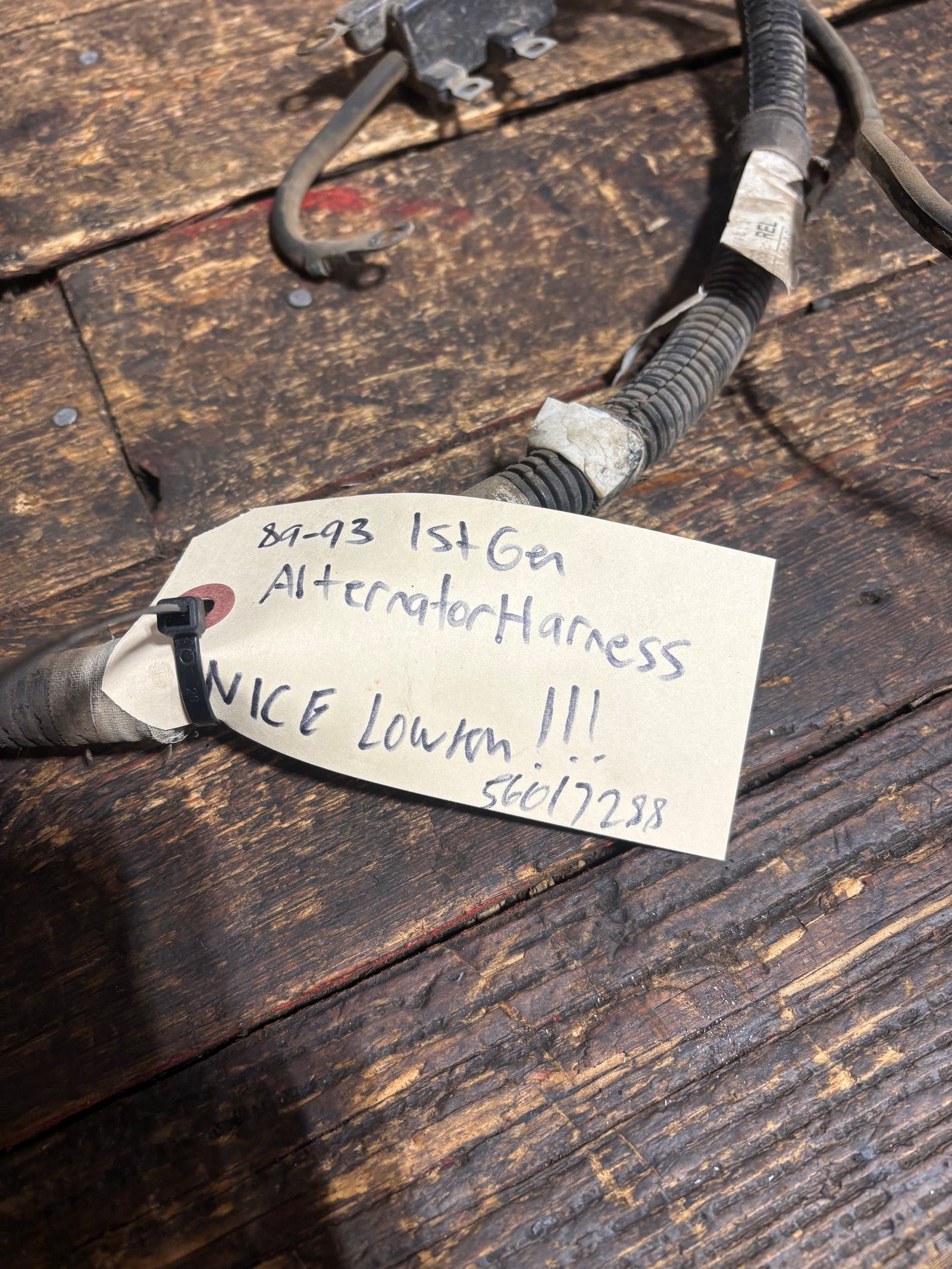 89-'93 Dodge Ram Cummins 5.9L 12V Alternator Harness