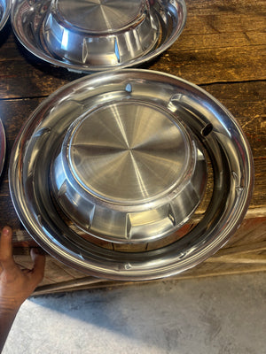 OEM '89-'93 Hub Cap & Ring Set 1st Gen Dodge Ram Cummins