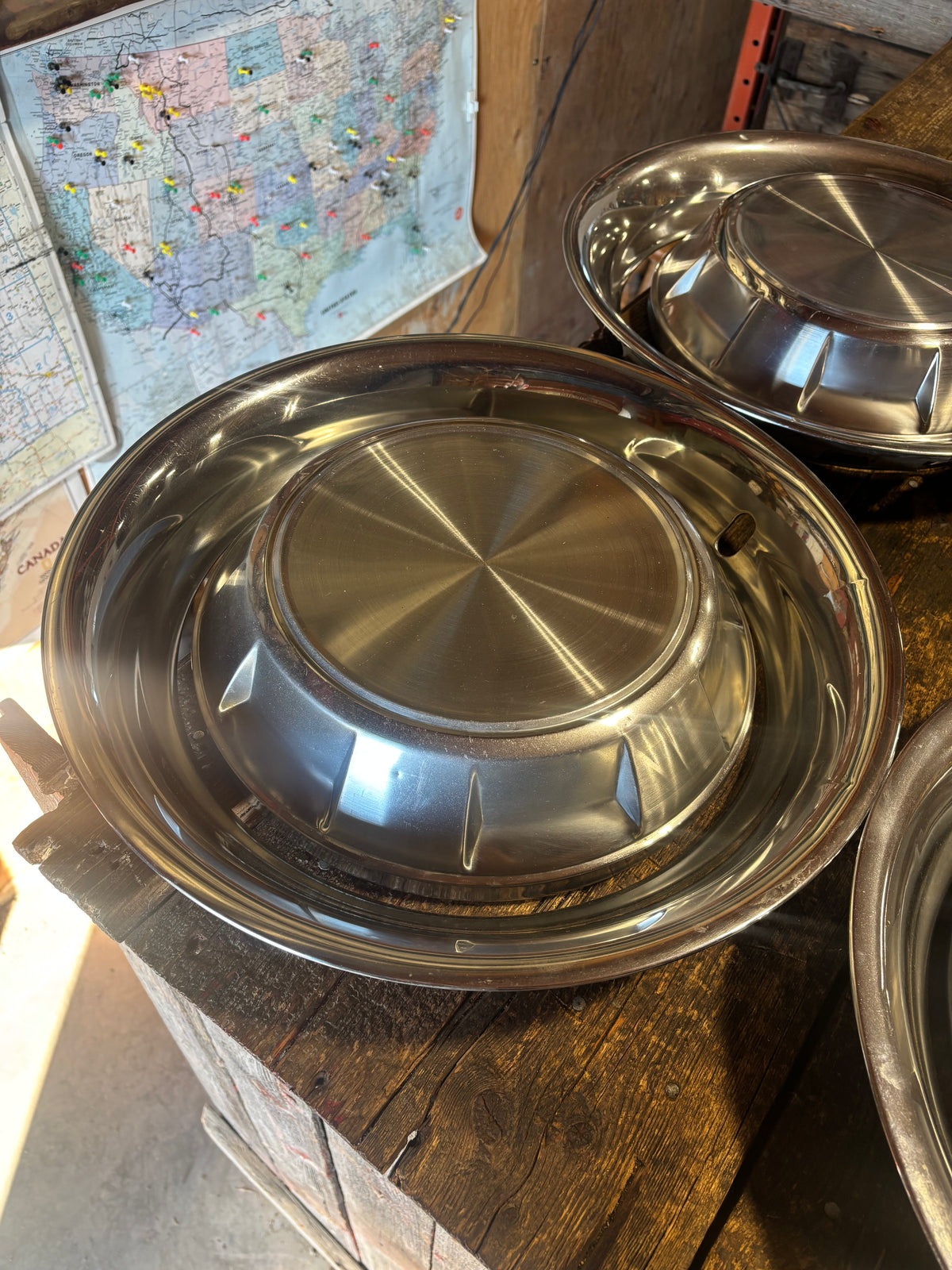OEM '89-'93 Hub Cap &amp; Ring Set 1st Gen Dodge Ram Cummins
