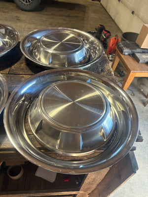 OEM '89-'93 Hub Cap & Ring Set 1st Gen Dodge Ram Cummins