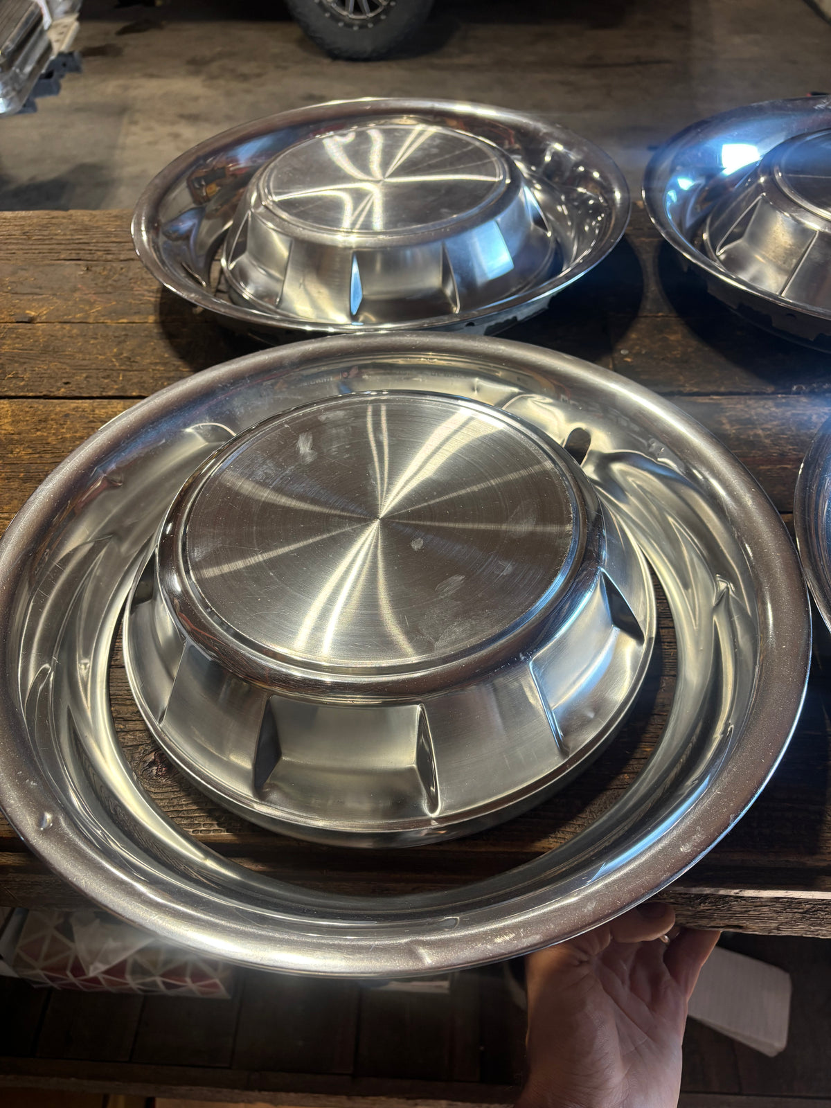 OEM '89-'93 Hub Cap &amp; Ring Set 1st Gen Dodge Ram Cummins