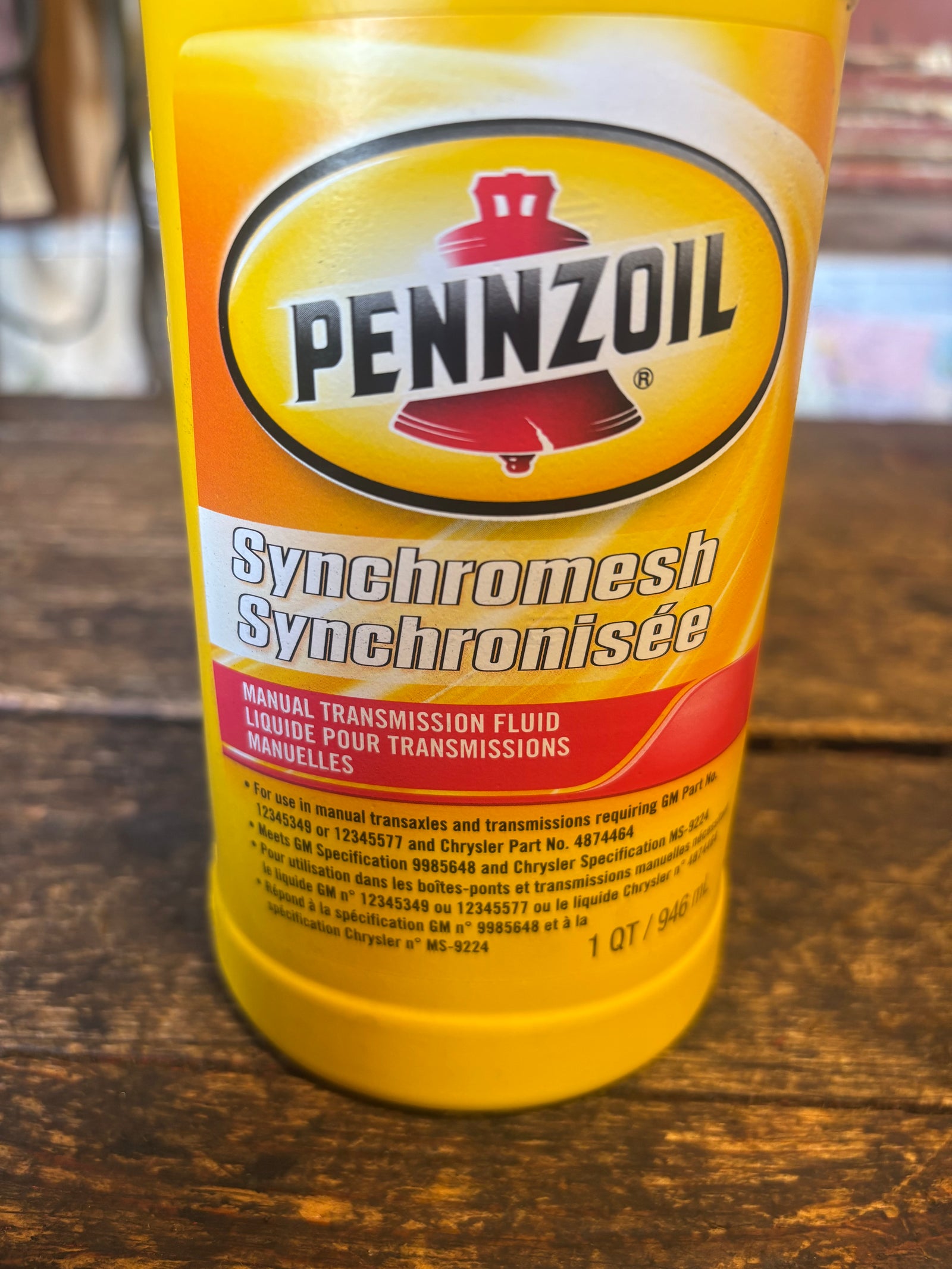 PENNZOIL SYNCROMESH NV5600 TRANSMISSION OIL