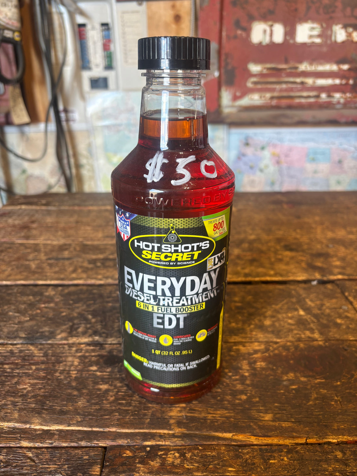 HOT SHOT'S SECRET EVERDAY DIESEL TREATMENT 6 IN 1 FUEL ADDITIVE BOOSTER 32OZ