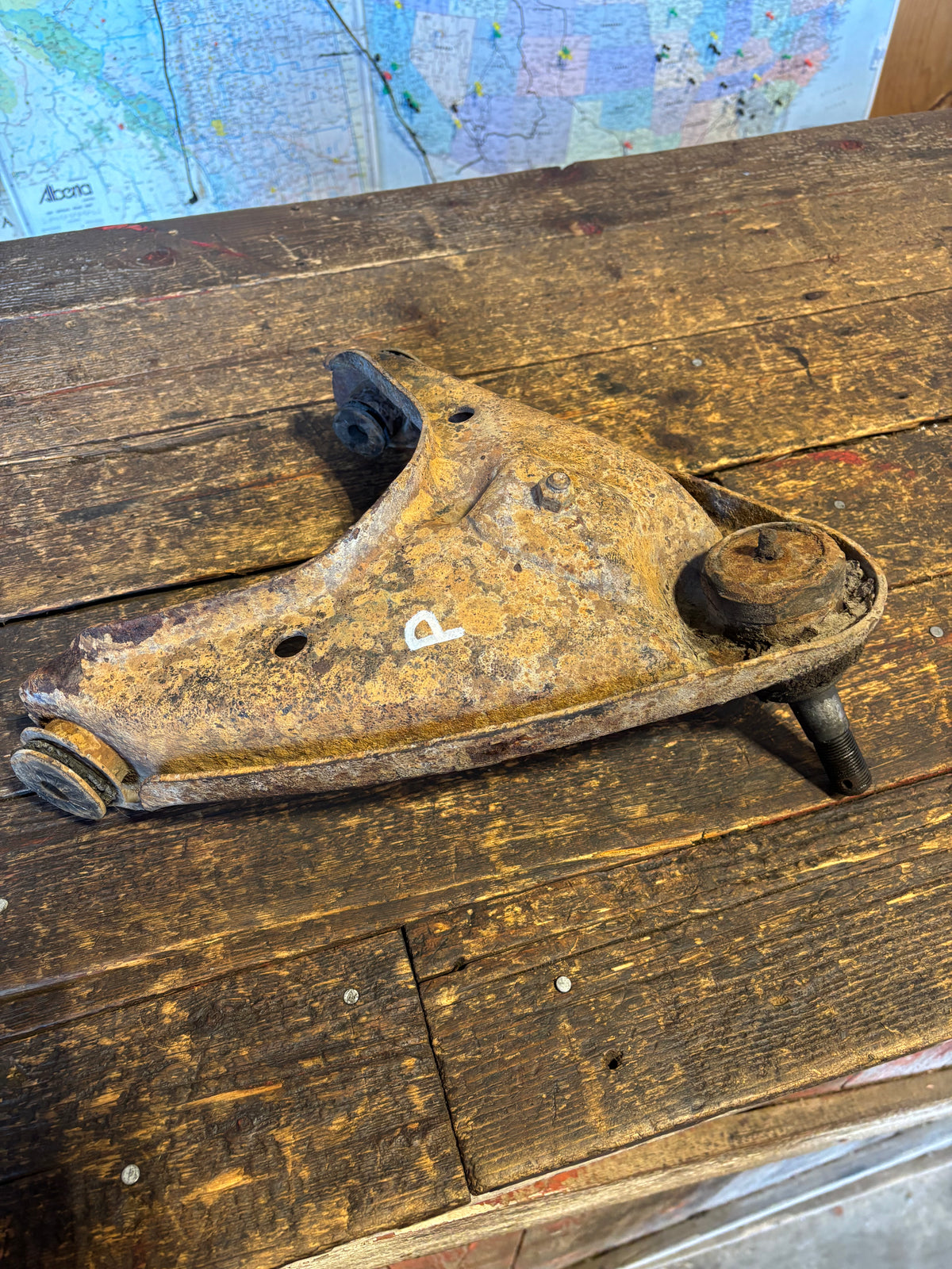 1989-1993 DODGE RAM 250 350 2WD CUMMINS PASSENGER SIDE UPPER CONTROL ARM