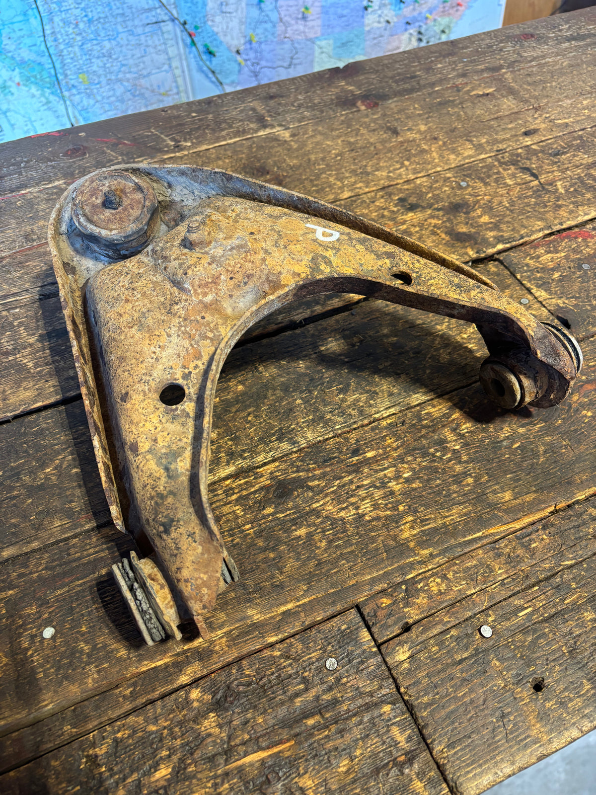 1989-1993 DODGE RAM 250 350 2WD CUMMINS PASSENGER SIDE UPPER CONTROL ARM