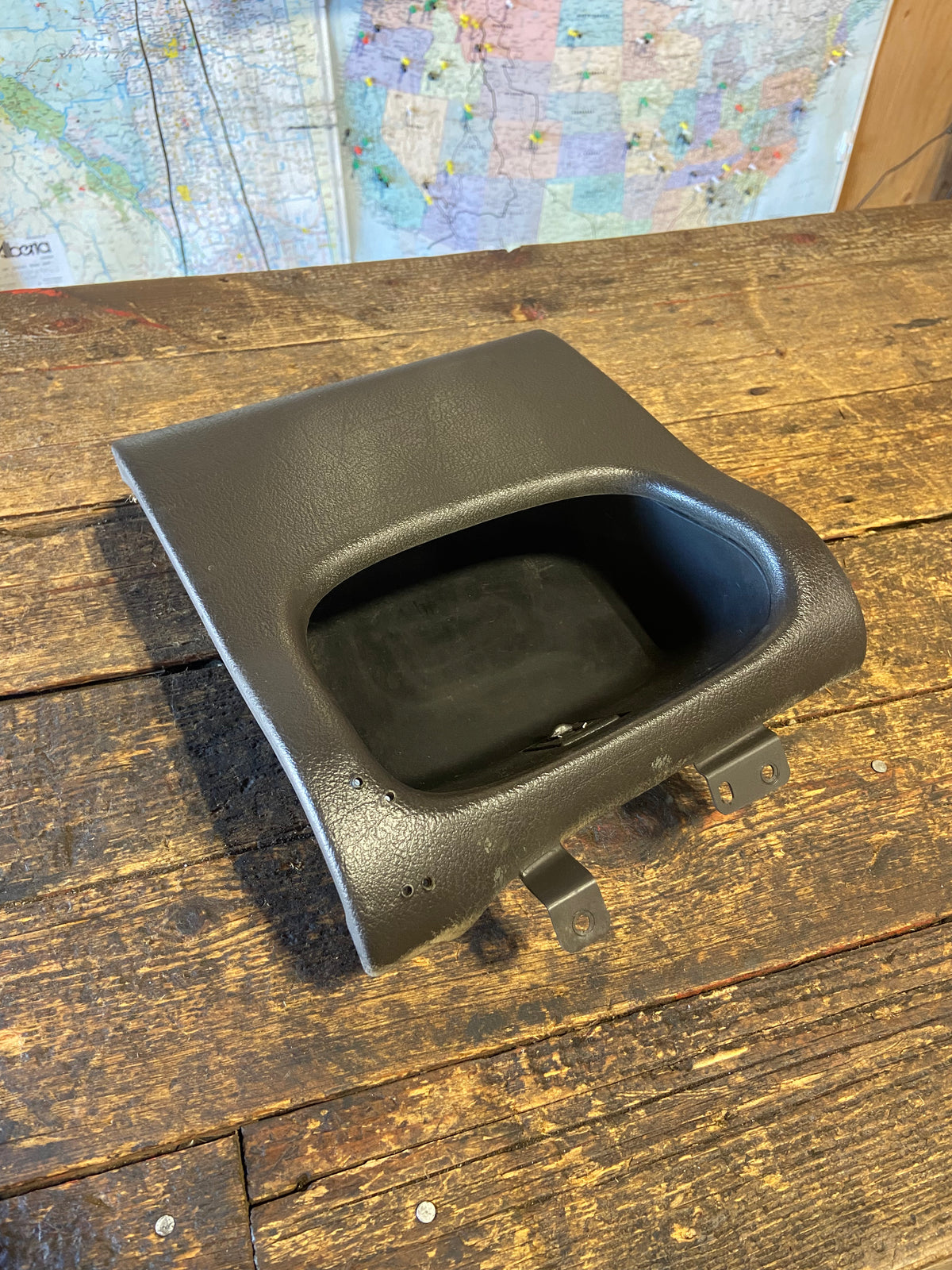 98-'02 Dodge Ram Dark Charcoal Agate Grey Dash Cubby Pocket