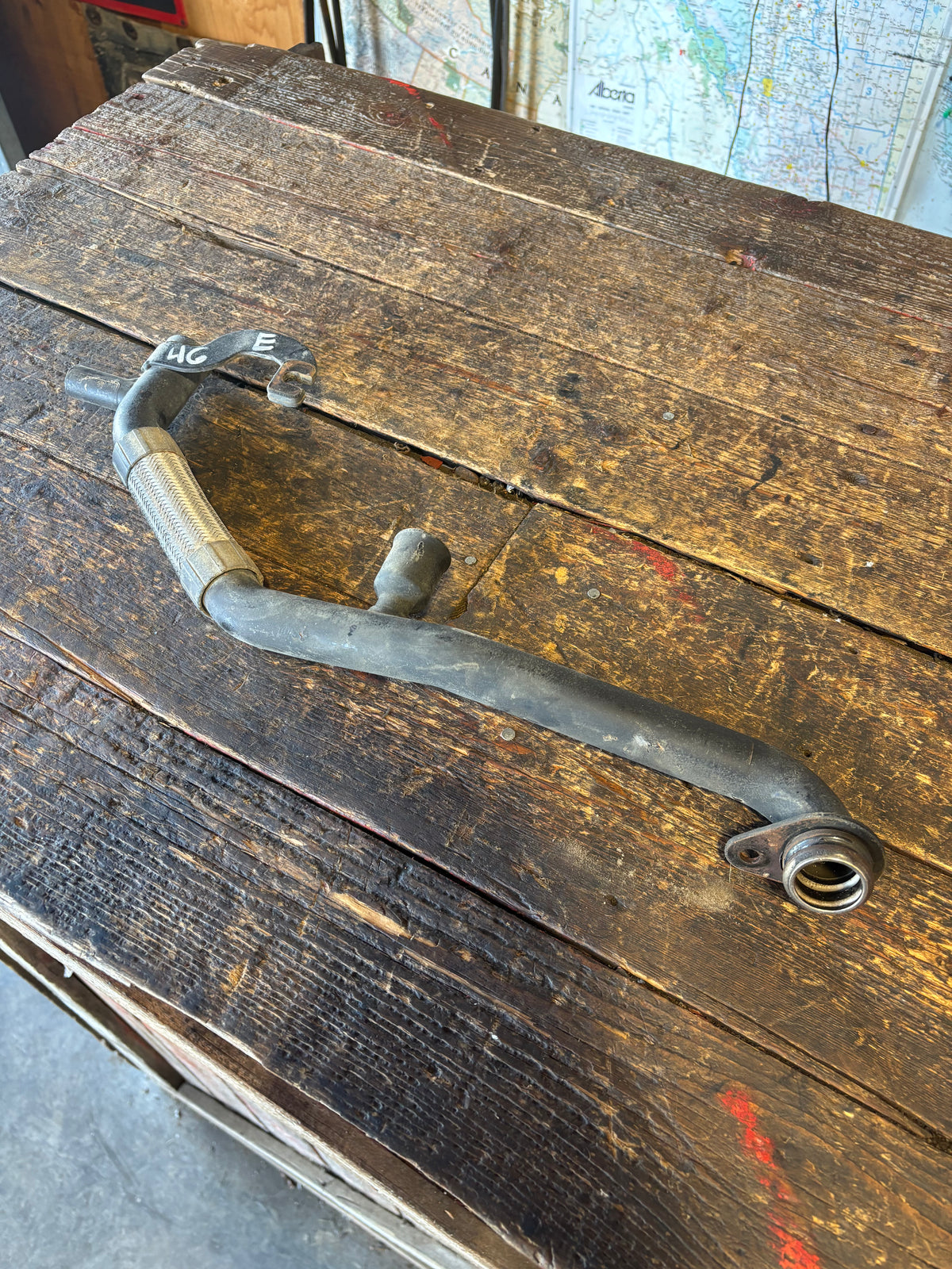 2010 - 2012 Dodge Cummins 6.7 Egr Cooler Pipe Coolant Tube Outlet 4983907