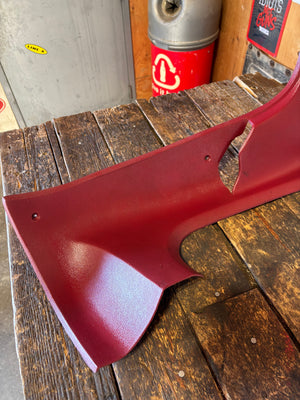 89-'93 Dodge Ram Red Passenger Right Side Corner Seatbelt Trim