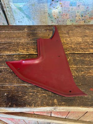 89-'93 Dodge Ram Red Passenger Right Side Kick Cowl Panel