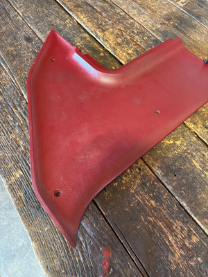89-'93 Dodge Ram Red Passenger Right Side Kick Cowl Panel
