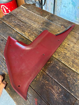 89-'93 Dodge Ram Red Passenger Right Side Kick Cowl Panel
