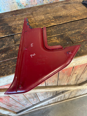 89-'93 Dodge Ram Red Passenger Right Side Kick Cowl Panel