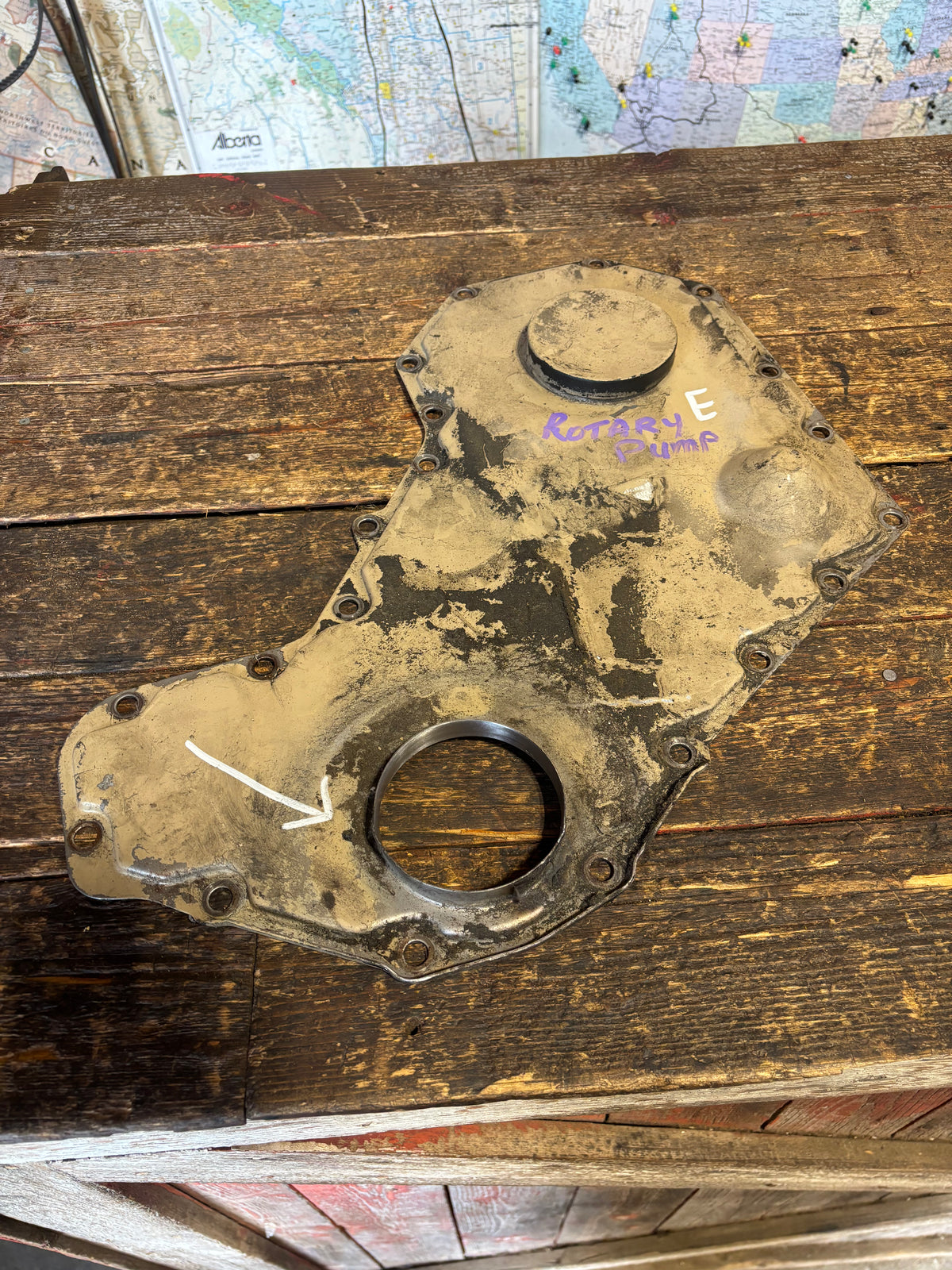 OEM 89-93 Dodge Ram 5.9L 12V Cummins VE Pump Timing Gear Case Cover