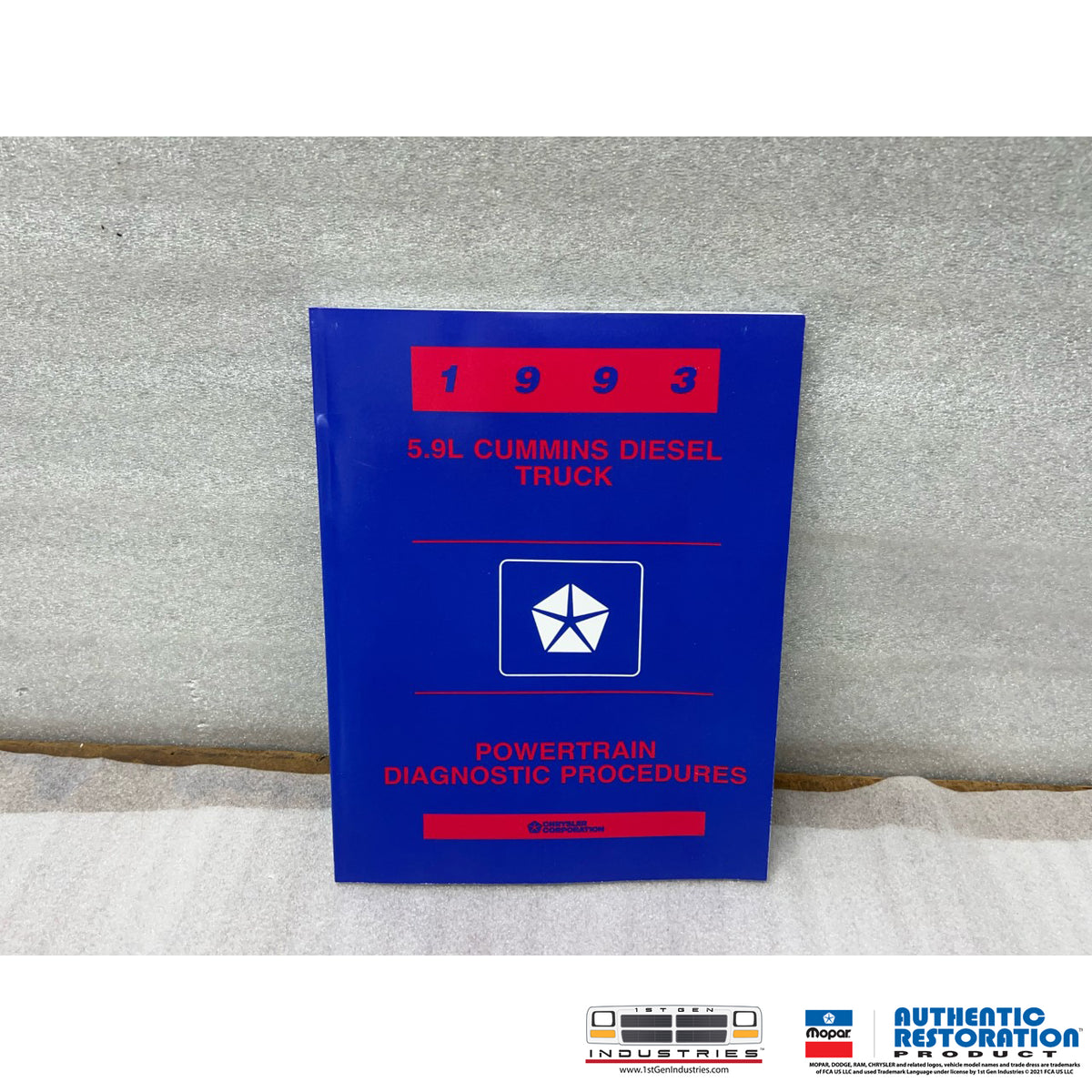 Mopar 1993 Intercooled Cummins Diesel Supplement Manual