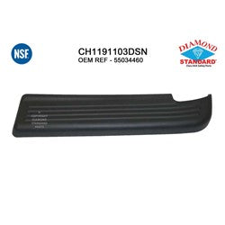 94-02 DODGE RAM NEW PASSENGER REAR BUMPER PLASTIC TOP PAD